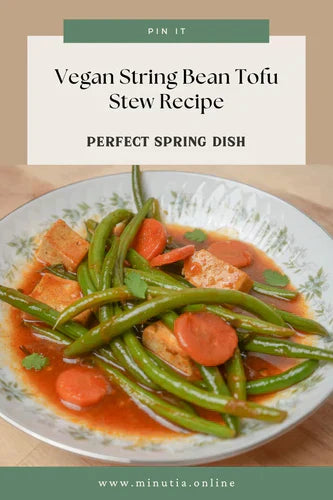 Vegan String Bean Tofu Stew Recipe